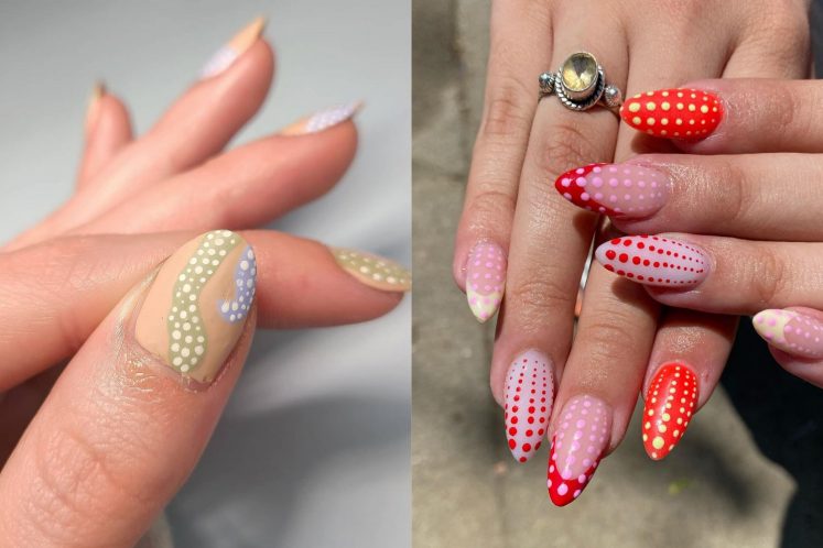 35 Dotted Nails For a Seriously Eye-Catching Manicure