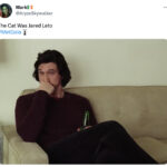 Met Gala 2023 Memes Tweets Reactions - he was the cat adam driver