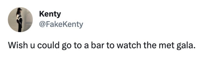 Met Gala 2023 Memes Tweets Reactions - met bar watching