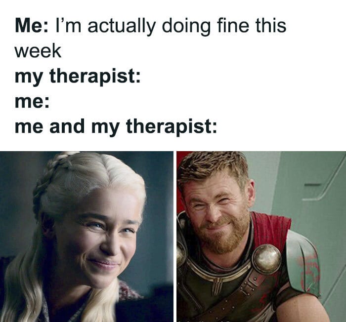 Therapy Memes - doing fine