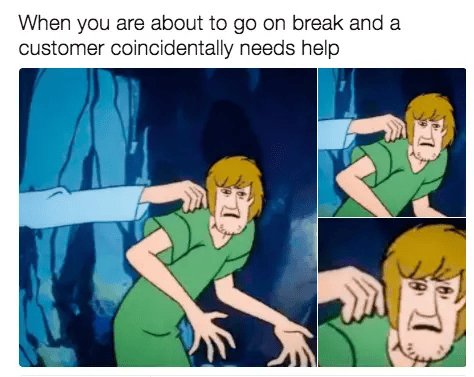 Working In Retail Memes - scooby doo