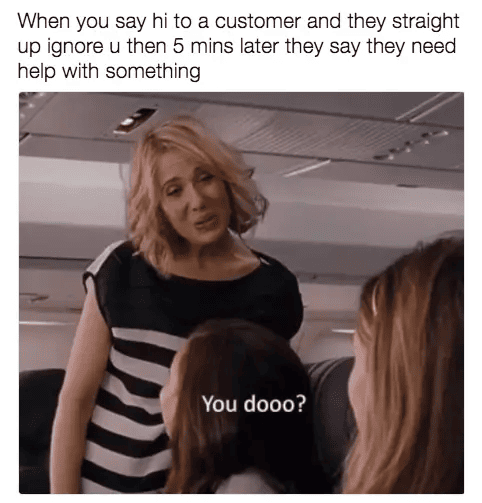 Working In Retail Memes - bridesmaids