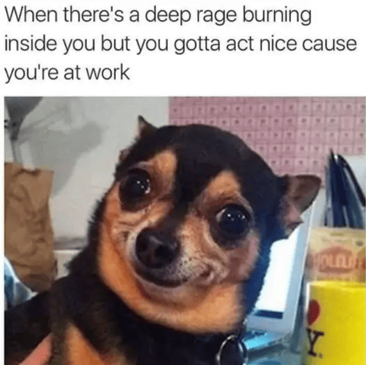 Working In Retail Memes - trying to act nice