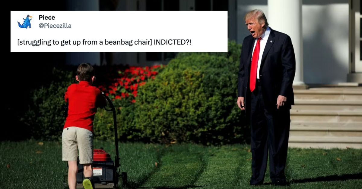 Trump indictment twitter reactions memes