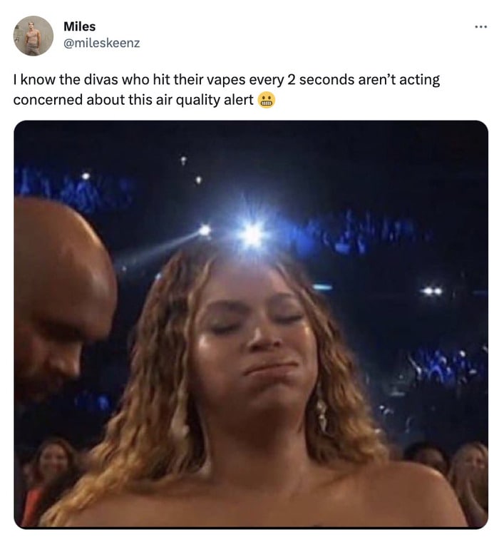 Canada Wildfire Tweets Memes Reactions - beyonce