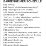 barbenheimer memes - barbenheimer schedule