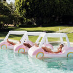 barbie movie merch - golf cart pool float