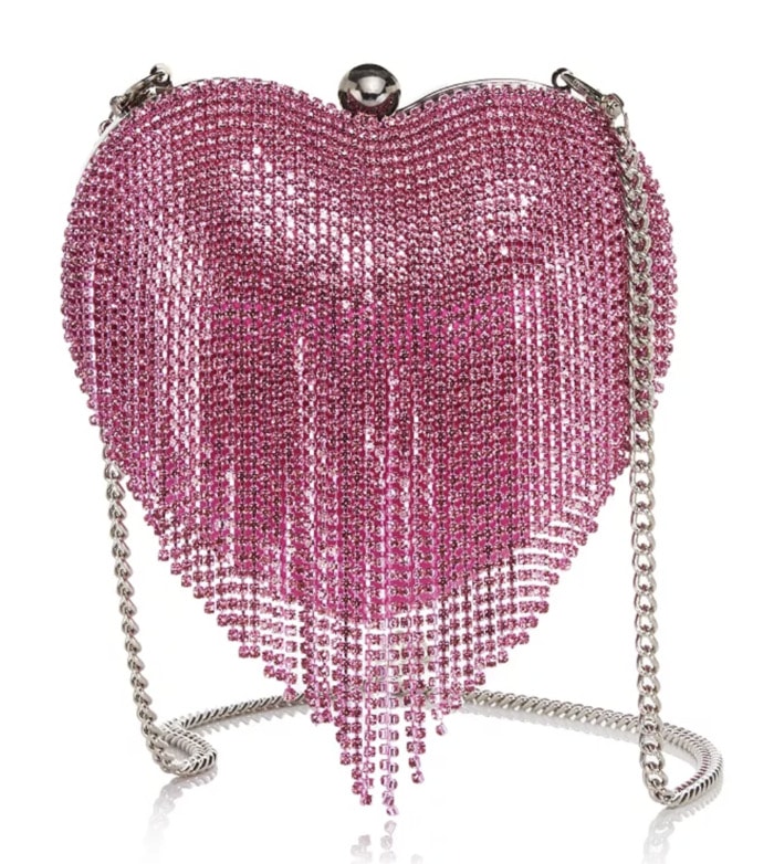 barbie movie merch - sparkly heart purse