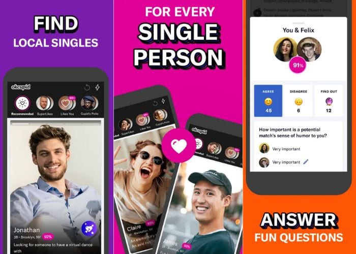 best LGBTQ dating apps - OkCupid