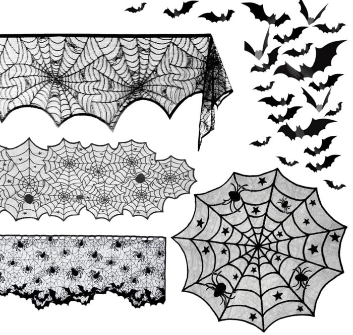 best halloween decor on amazon 2023 - Halloween Spider Decorations Sets