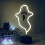 best halloween decor on amazon 2023 - Cute Neon Ghost