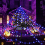 best halloween decor on amazon 2023 - Giant Light Up Spider Web