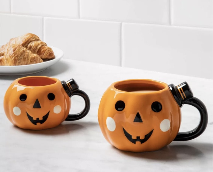 best target halloween decorations 2023 - pumpkin mugs