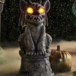 best target halloween decorations 2023 - animated gargoyle prop