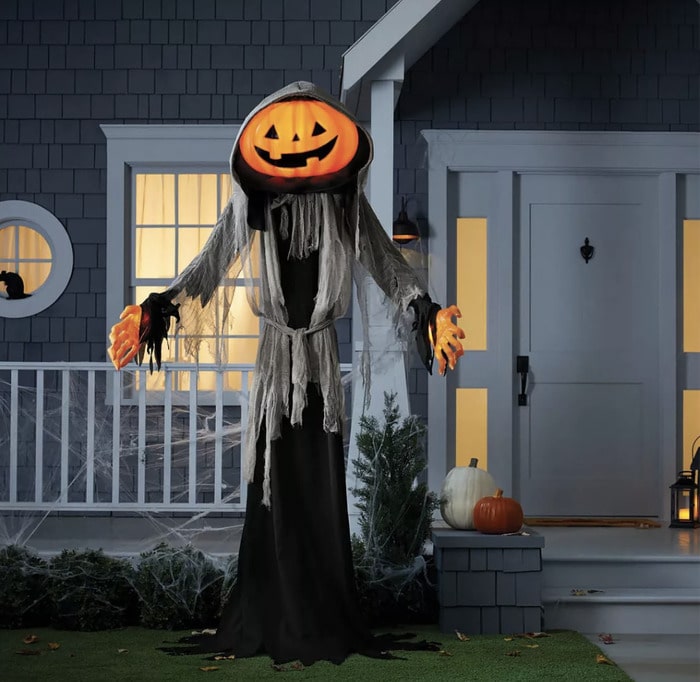 best target halloween decorations 2023 - pumpkin ghoul