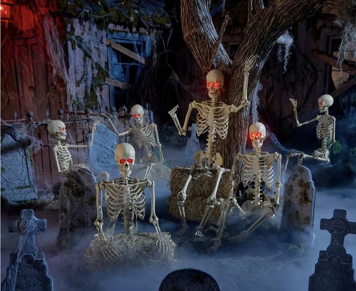 Home Depot Halloween 2023 - six piece skeleton set