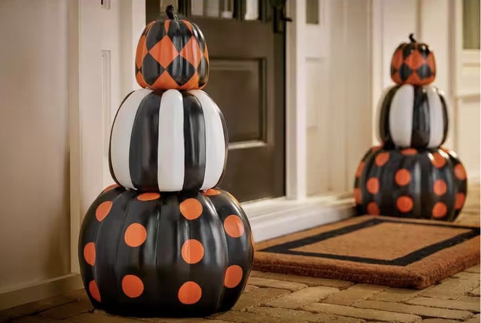 Home Depot Halloween 2023 - 3 piece stackable pumpkin set