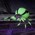 Home Depot Halloween 2023 - inflatable glowing spider