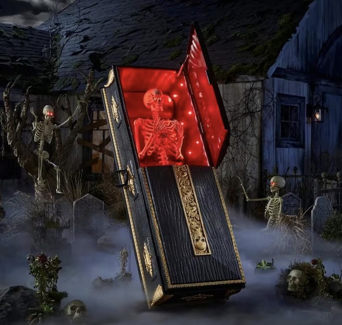 Home Depot Halloween 2023 - glowing coffin