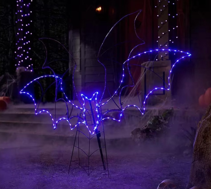 Home Depot Halloween 2023 - animated light up bat