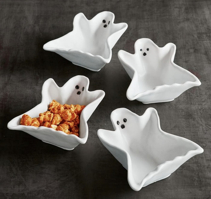 Pottery Barn Halloween 2023 - Figural Ghost Stoneware Bowls