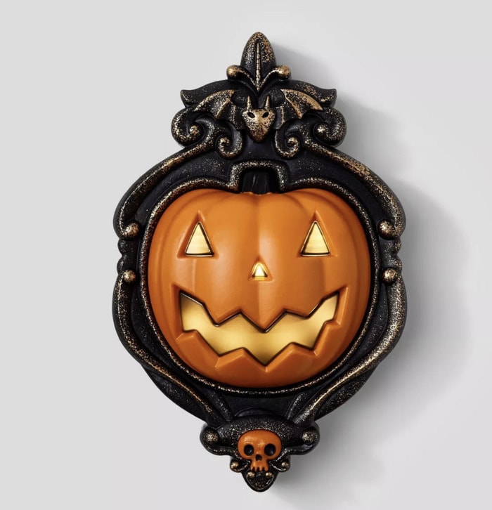 Best Target Halloween Decorations 2023 - animated pumpkin door knocker