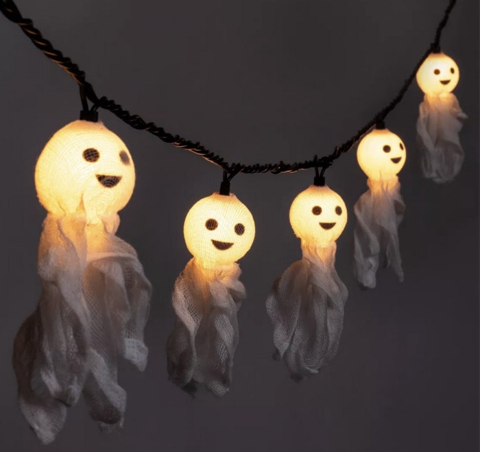 Best Target Halloween Decorations 2023 - fabric ghost string lights