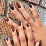 Fall Nail Trends 2023 - chocolate brown