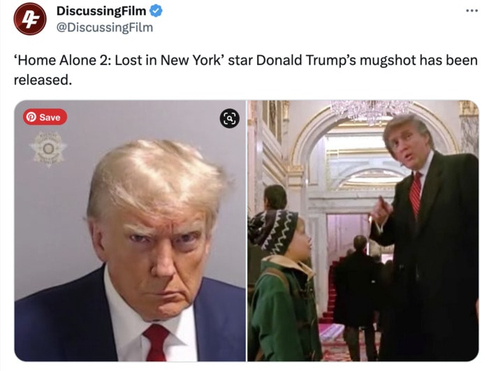 Trump Mugshot Memes Tweets - home alone 2