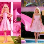 barbie the movie dolls - pink gingham