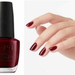 fall nail colors 2023 - vampy/wine red
