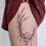 Fall Tattoos - Braided Grass Tattoo