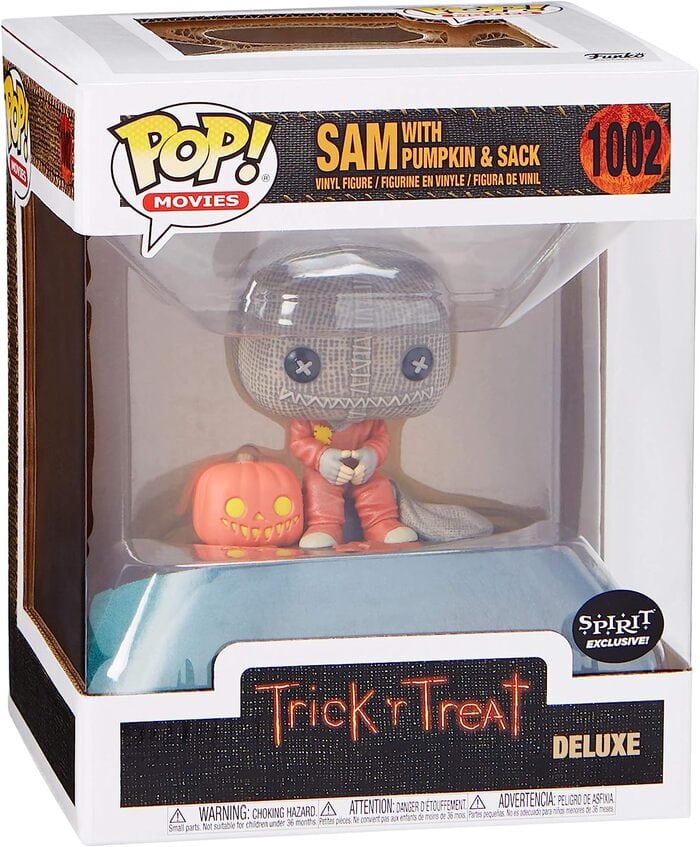Halloween Funko Pops - Funko Spirit Halloween Trick 'r Treat Sam POP! Figure Deluxe