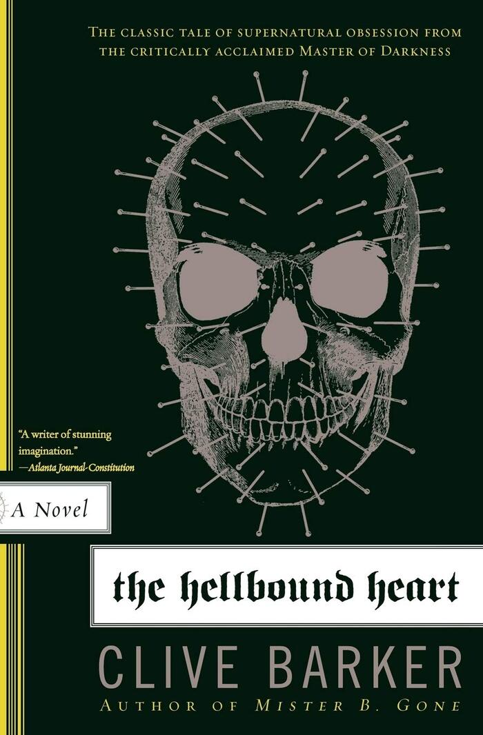 Horror Books - The Hellbound Heart by Clive Barker (1986)