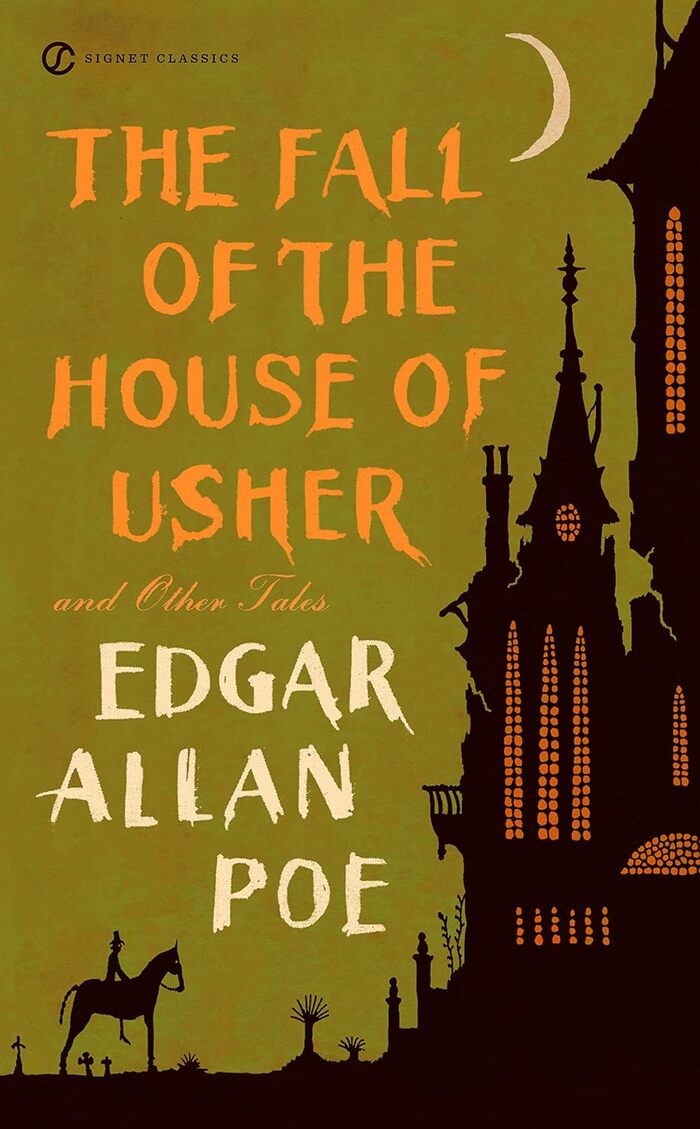 Horror Books - The Fall of the House of Usher by Edgar Allan Poe (1839)