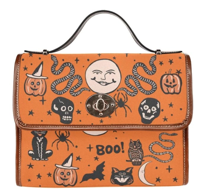 Marshalls Halloween Handbags - Vintage Halloween Satchel Bag
