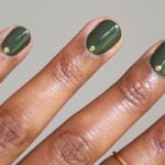Simple Fall Nails - Emerald Nails