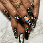 November nail designs - Hispanic Heritage Month Nails