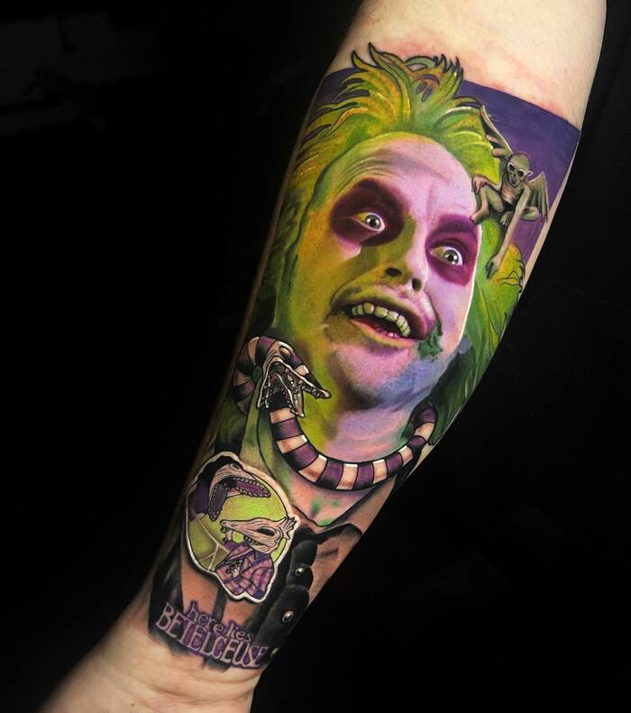 Beetlejuice Tattoos - The Ghost With the Most