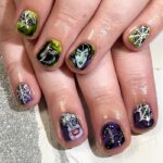 Disney Villain Nail Designs - Ursula and Maleficent Nails