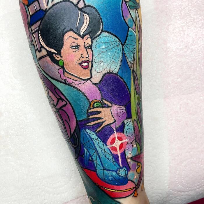 Disney Villain Tattoos - Lady Tremaine