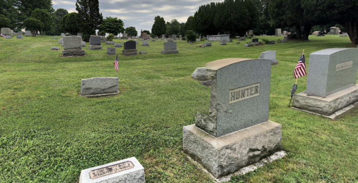 horror movie filming locations - evans city cemetery