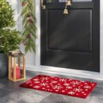 Target Holiday Products 2023 - Red Snowflake Christmas Doormat