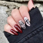 Harry Potter Nail Designs - harry and logo