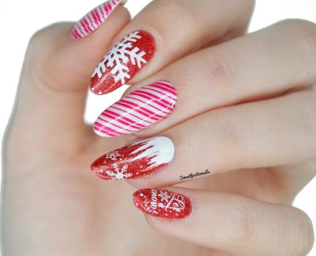 25 Cute Christmas Nails for 2023 | Darcy