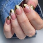 December Nail Designs 2023 - Put some glitter on those French tips