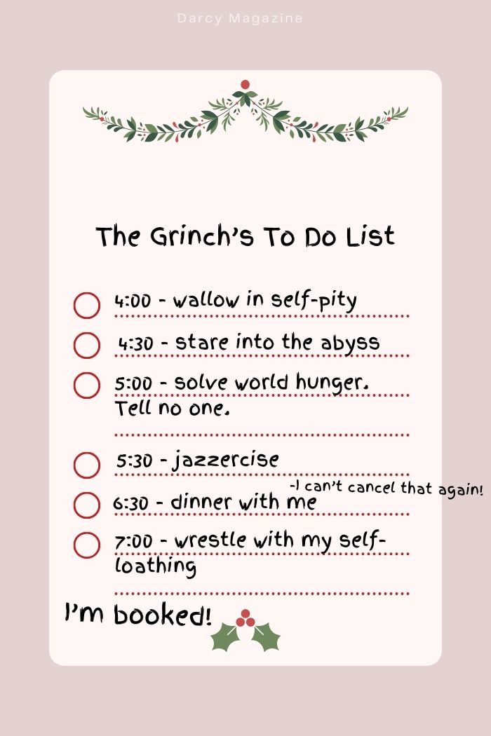 Grinch Quotes - to do list
