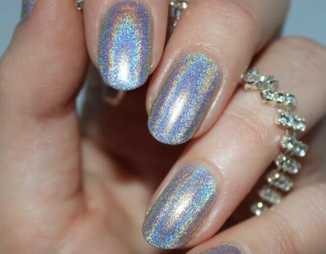 New Years Nails Ideas 2024 - Go for a blue base