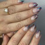 New Years Nails Ideas 2024 - Don some tinsel-themed nails