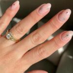 New Years Nails Ideas 2024 - Draw some silver stars